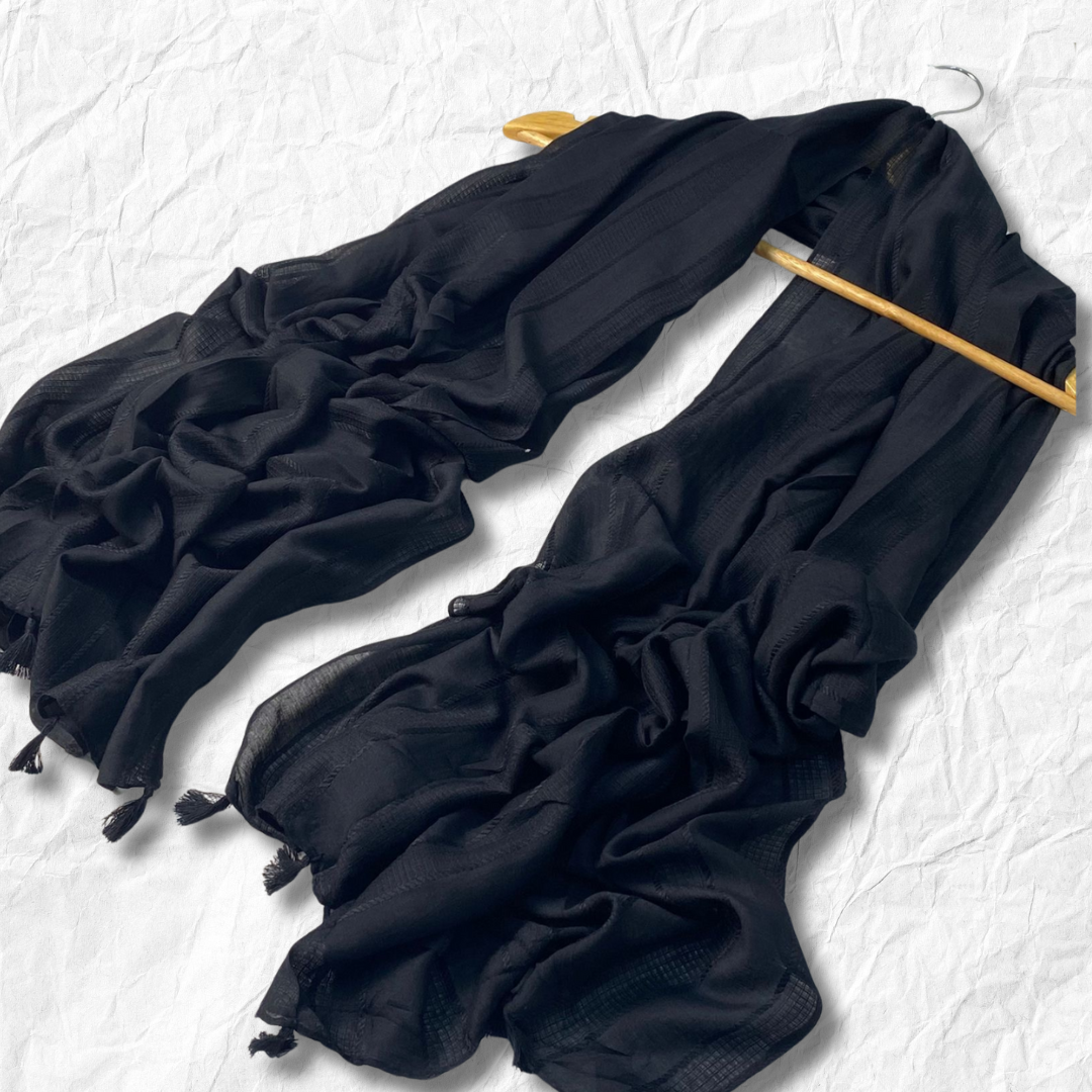 Lawn Hijab-Black