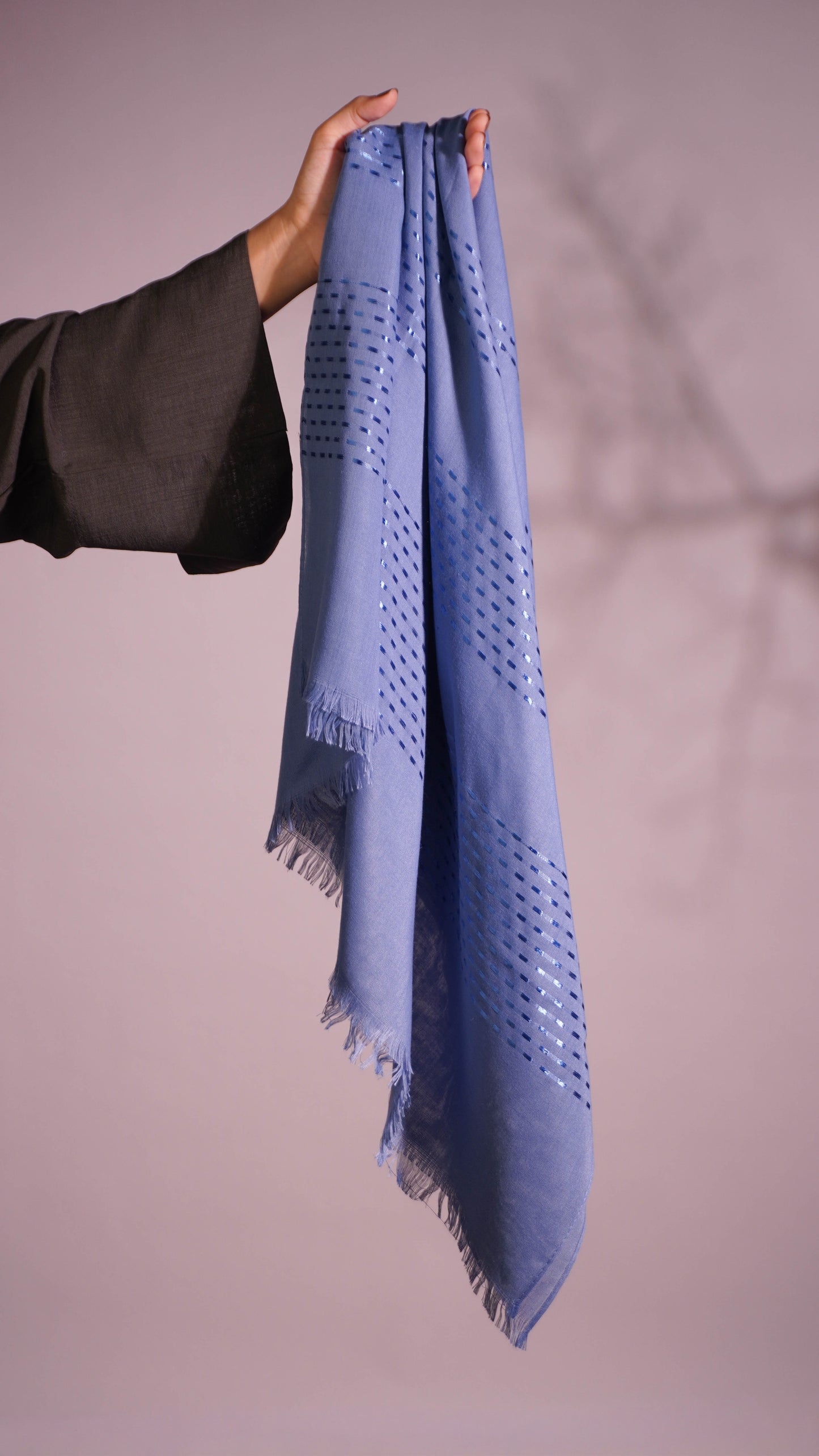 Baby Blue Turkish Viscose Hijab – Cool, Breathable & Graceful