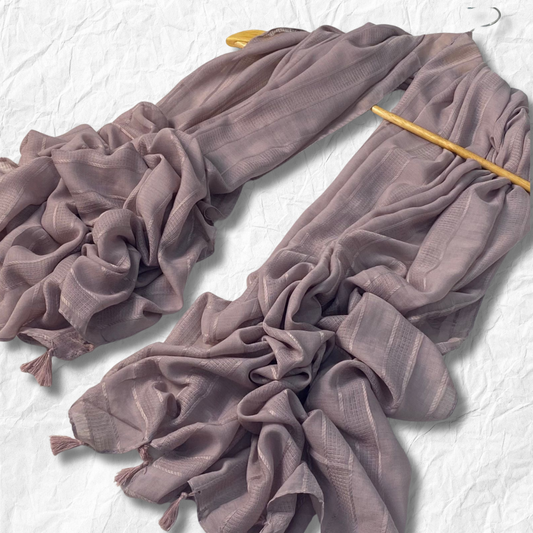 Lawn Hijab-Dusty Purple