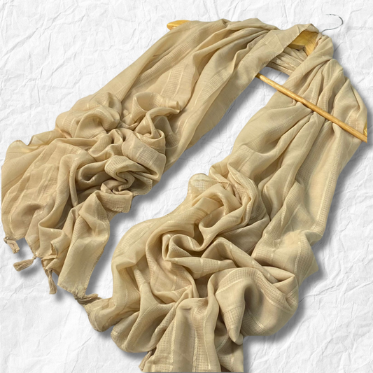 Lawn Hijab-Creme