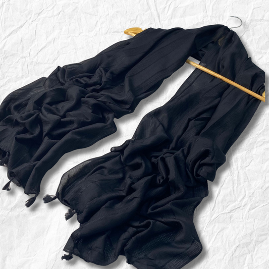 Lawn Hijab-Black