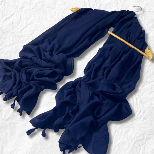 Lawn Hijab-Navy