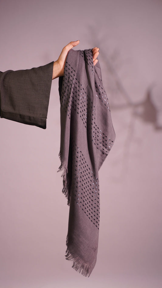 Mauve Turkish Viscose Hijab – Elegant & Comfortable Summer Scarf