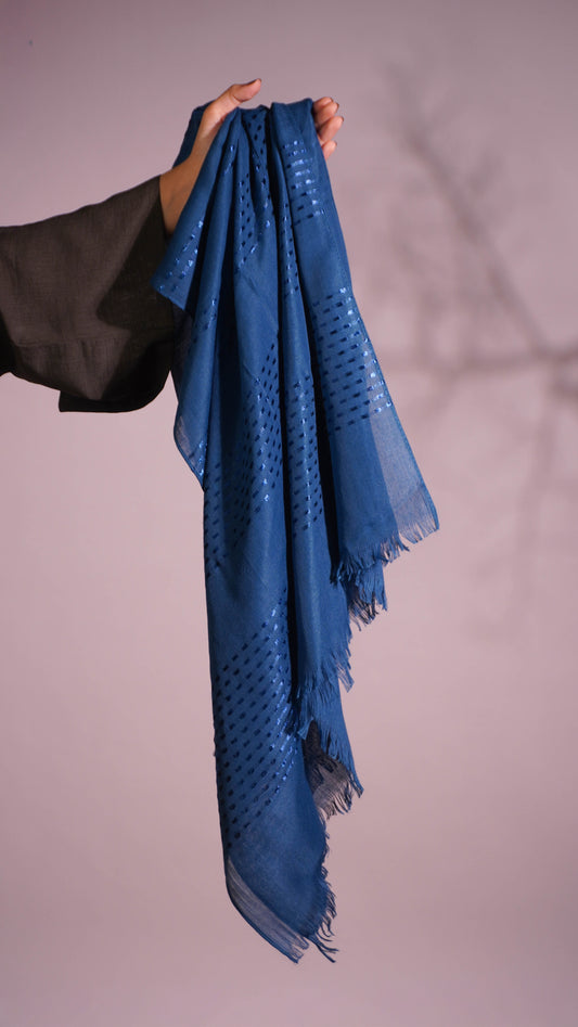 Classic Teal Turkish Viscose Hijab – Vibrant, Lightweight & Stylish