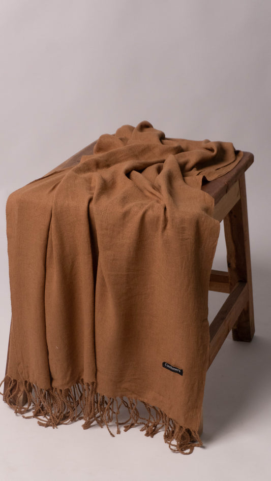 Premium Cashmere Winter Hijab (Brown)