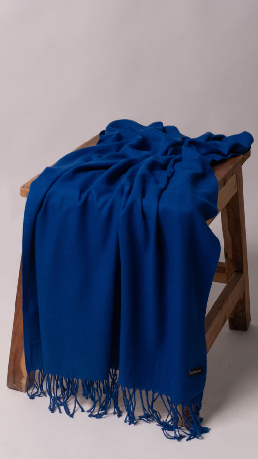 Premium Cashmere Winter Hijab (Navy Blue)