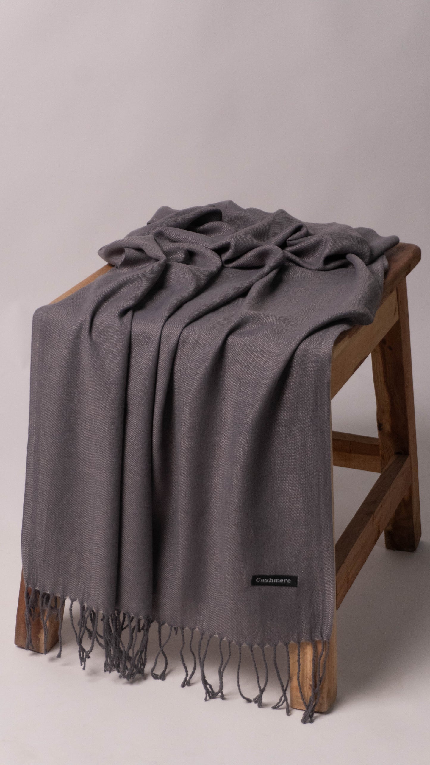 Premium Cashmere Winter Hijab (Charcoal)