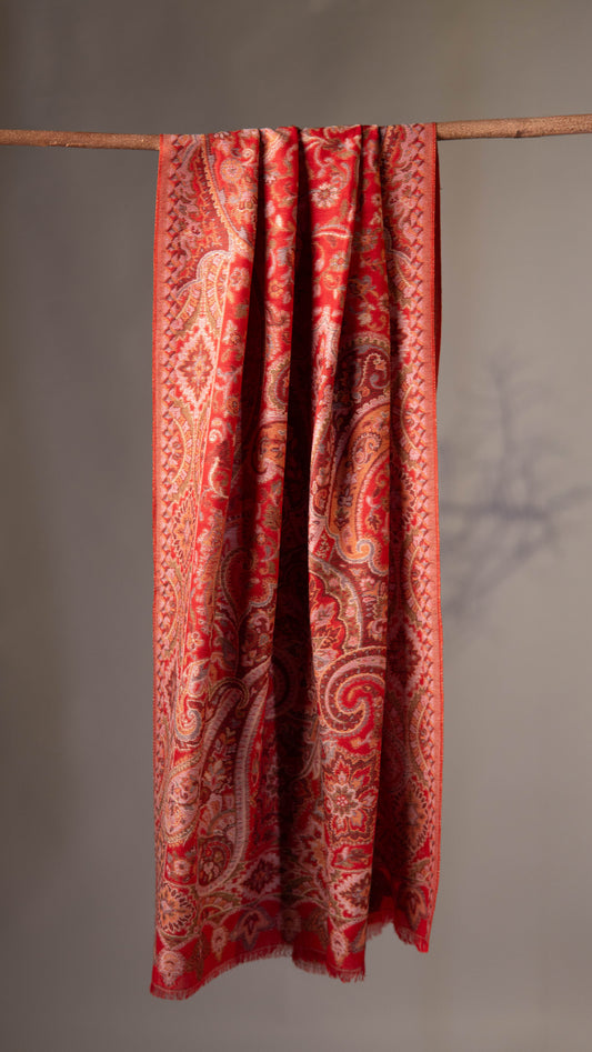 Pashmina Hijab - Luxe Red